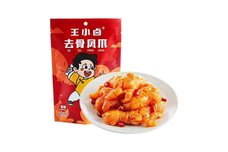 LUCKY WANG HOT & SPICY BONELESS CHICKEN FEET 108G